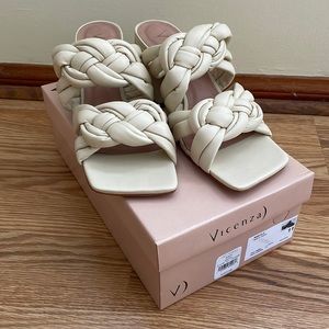 Free People Jolie Knotted Heels - Size 41 - Cream